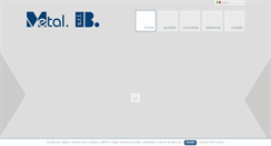 Desktop Screenshot of metalbsrl.it