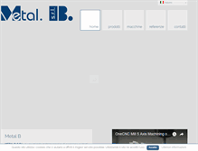Tablet Screenshot of metalbsrl.it